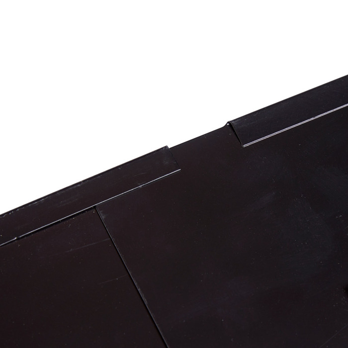 Bedkant formbar L:100 x H12 cm - svart